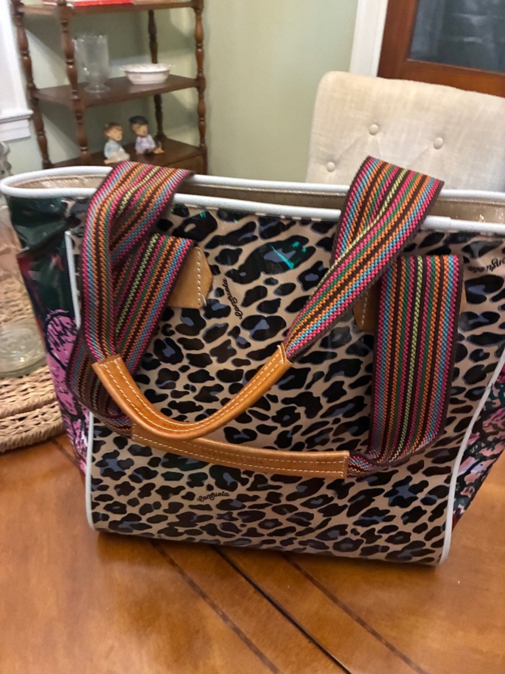 Viva Consuela multi colored tote bag